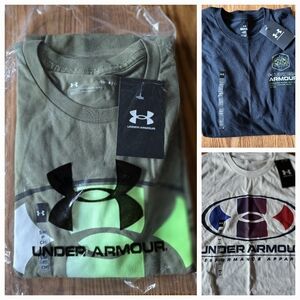 Mens S Small Under Armour Tees Shirts Lot of 3 NWT